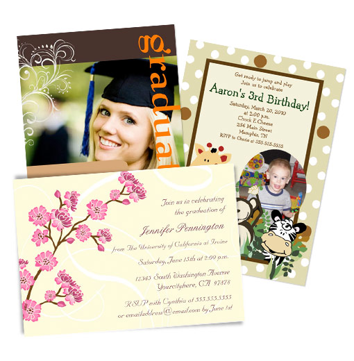 Invitations customisées