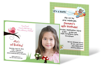 invitations pour anniversaire